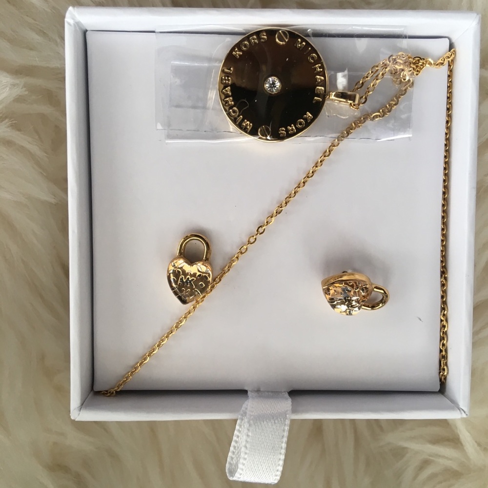 MK Set Necklace and Earrings